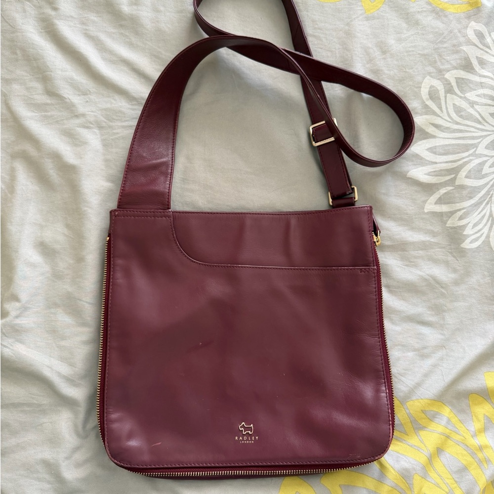RADLEY LONDON Burgundy Crossbody Bag